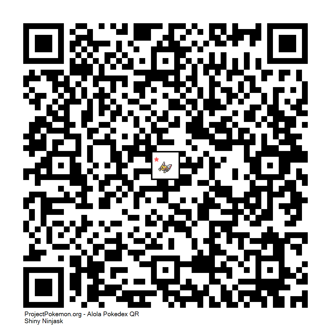 Cdigo QR de Ninjask variocolor
